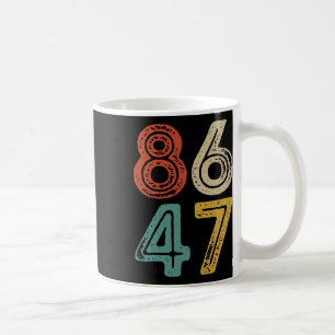 Clic Vintage 80s Style 8647 Anti Trump Coffee Mug