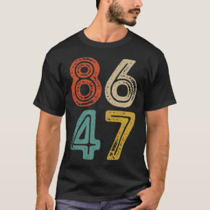 Clic Vintage 80s Style 8647 Anti Trump T-Shirt