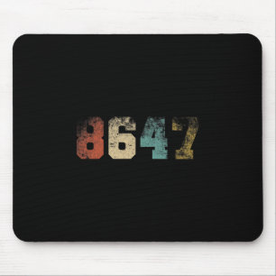 Clic Vintage 80s Style 86 47 4th Of July Grunge No Mouse Mat
