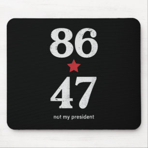 Clic Vintage 80s Style 86 47 Anti Trump _1 Mouse Mat