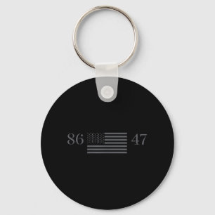 Clic Vintage 80s Style 86 47 Anti Trump 8647 _1  Key Ring