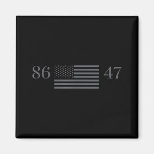 Clic Vintage 80s Style 86 47 Anti Trump 8647 _1 Magnet