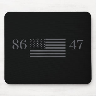 Clic Vintage 80s Style 86 47 Anti Trump 8647 _1 Mouse Mat