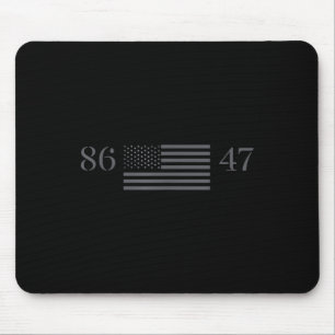 Clic Vintage 80s Style 86 47 Anti Trump 8647  Mouse Mat