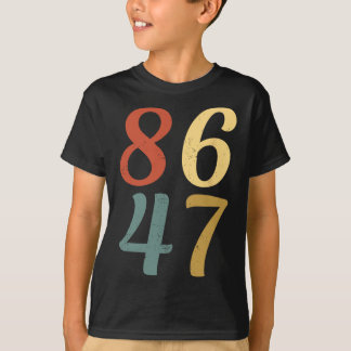 Clic Vintage 80s Style 86 47 Anti Trump 8647  T-Shirt