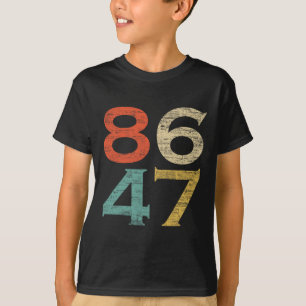 Clic Vintage Retro Style 8647 86 47 Anti Trump T-Shirt