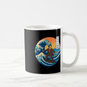 Clical Musician Mahler Ukiyo-e Surfing Coffee Mug