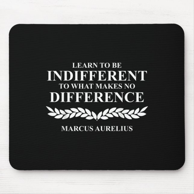 Clical Rome Stoic Philosophy Caesar Marcus Aureliu Mouse Mat (Front)