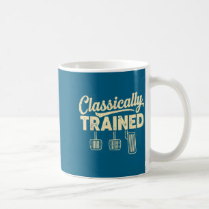 Clically Trained Retro Racing Three Pedals Manual  Coffee Mug