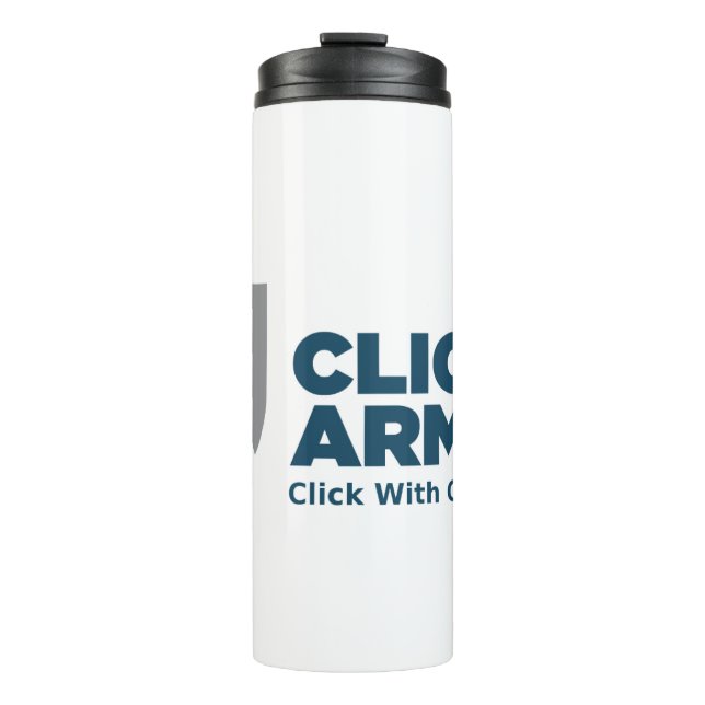 Click Armour logo Thermal Tumbler (Front)