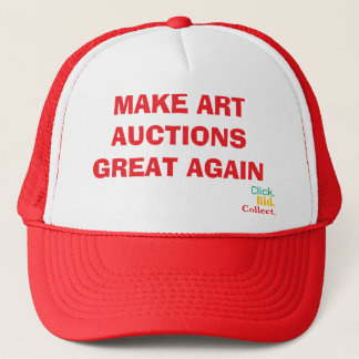 Click, Bid, Collect. Book Trucker Hat
