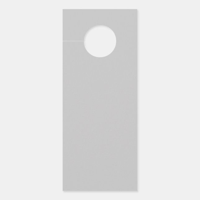 Click Customise it Change to Your Own Door Hanger (Front)