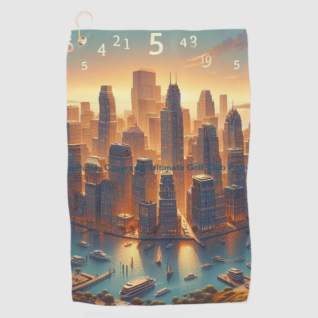 Click Customise it Change to Your Own Golf Towel (Front)