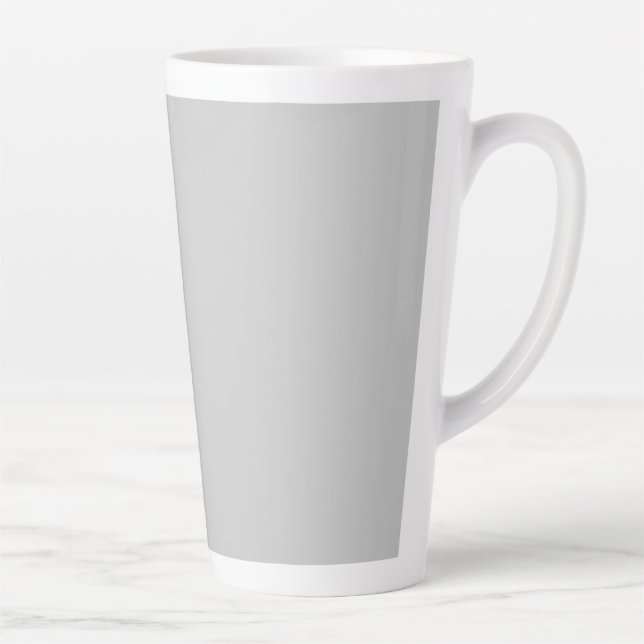 Click Customise it Change to Your Own Latte Mug (Right)