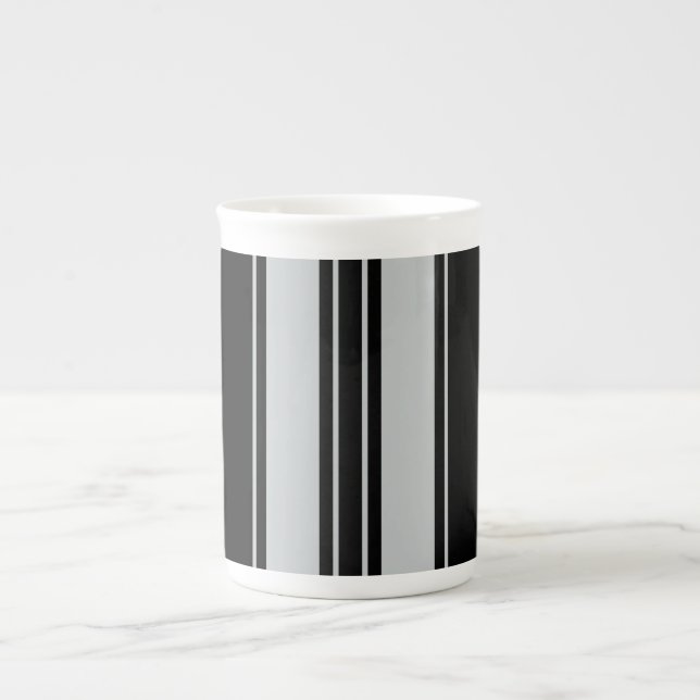 Click Customise to Change Grey to Your Colour Pick Bone China Mug (Front)