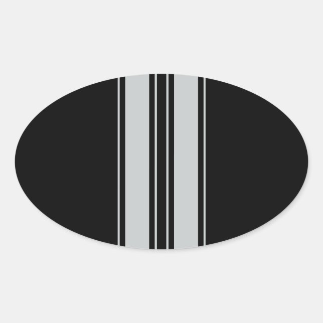 Click Customise to Change Grey to Your Colour Pick Oval Sticker (Front)