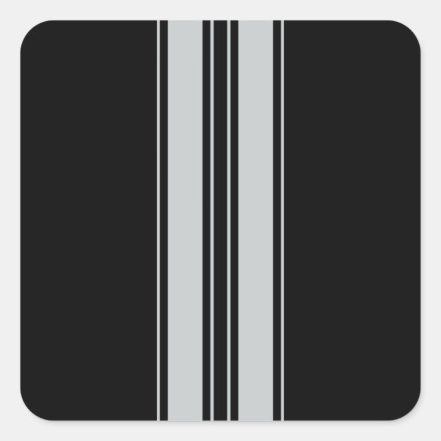 Click Customise to Change Grey to Your Colour Pick Square Sticker (Front)