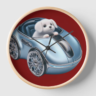Click & Vroom: Puppy Driver 2. Edition Clock