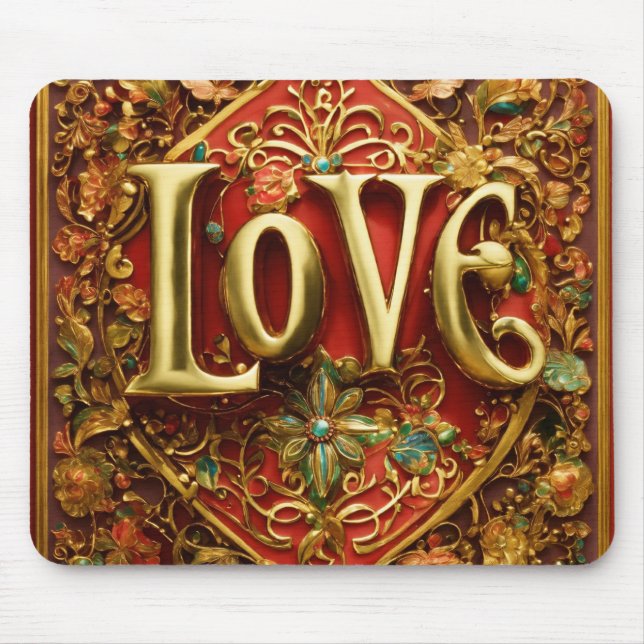 "Click with Confidence: Fashionable Mouse Pads" Mat (Front)