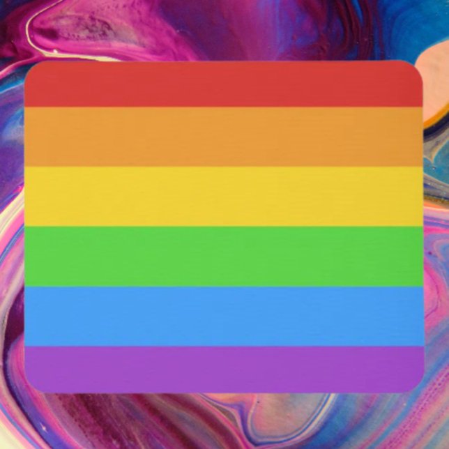 Click with Pride: Rainbow Flag Mouse Mat (Creator Uploaded)