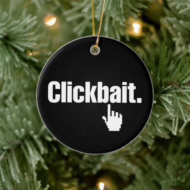 Clickbait. Ceramic Tree Decoration (Tree)