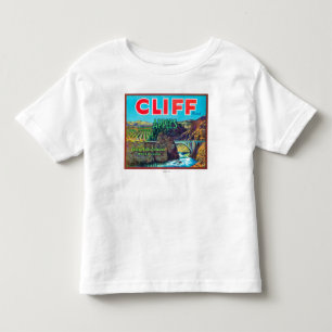 Cliff Apple Label - Chelan Falls, WA Toddler T-Shirt