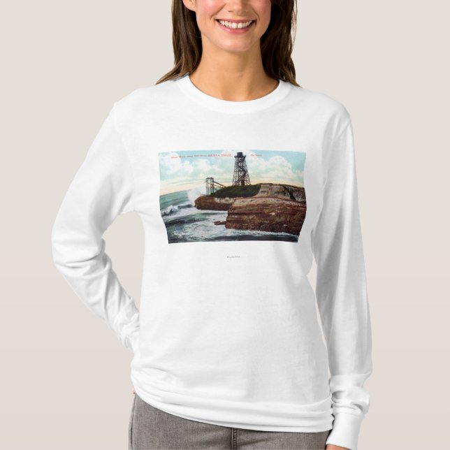 Cliff Drive View of the Wave Motor T-Shirt (Front)