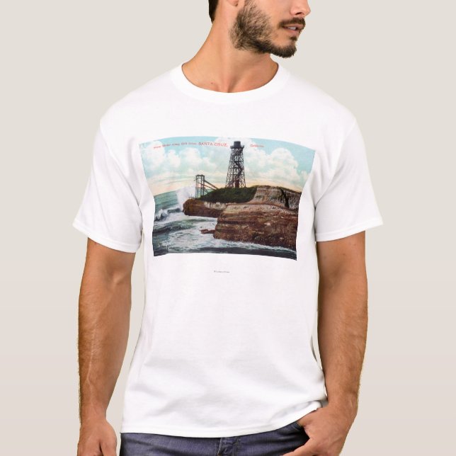 Cliff Drive View of the Wave Motor T-Shirt (Front)