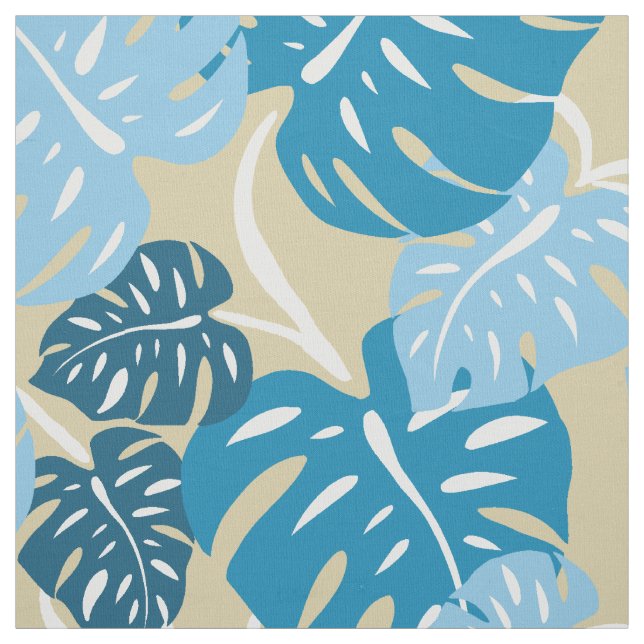 Cliff Hanger Hawaiian Monstera Leaf Fabric (Swatch)