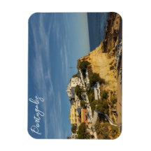 Cliff in Portugal landscape Carvoeiro