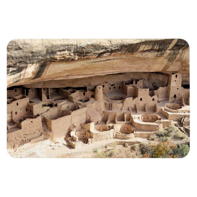 Cliff Palace at Mesa Verde National Park, Colorado Magnet (Horizontal)