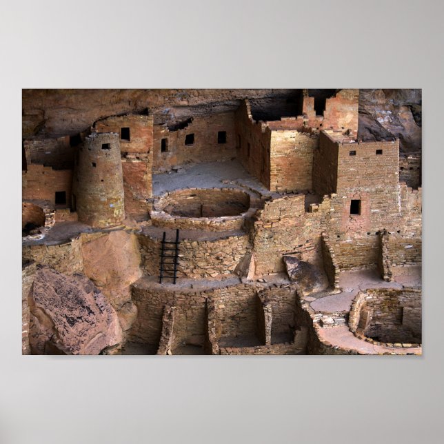 Cliff Palace, Mesa Verde, Colorado Poster (Front)