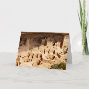 Cliff Palace Overview Blank Greeting Card