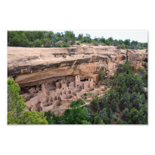 Cliff Palace Panorama, Mesa Verde, Colorado Photo Print