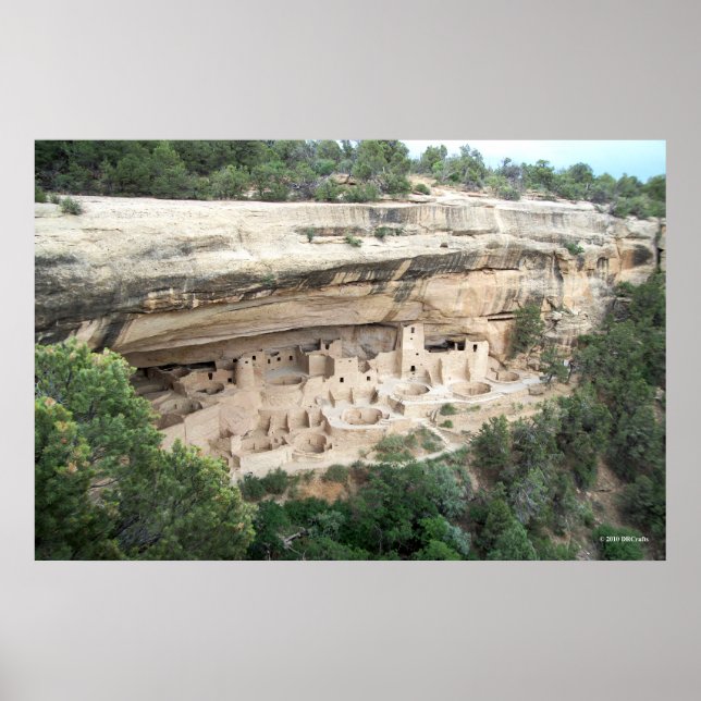 Cliff Palace Wide View Poster (Front)