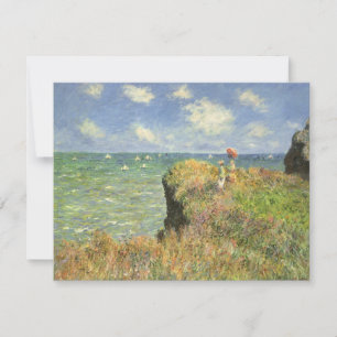 Cliff Walk at Pourville by Claude Monet