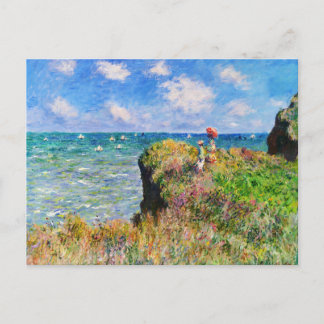 Cliff Walk at Pourville by Claude Monet Postcard
