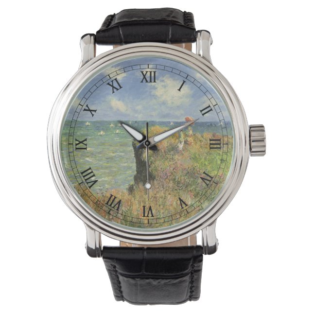 Cliff Walk at Pourville by Claude Monet Watch (Front)