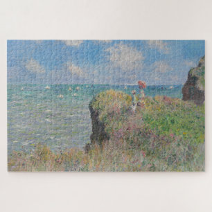 Cliff Walk at Pourville Monet Jigsaw Puzzle