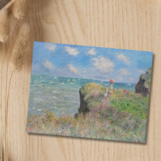 Cliff Walk at Pourville Monet Postcard