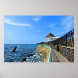 Cliff Walk in Newport - Poster