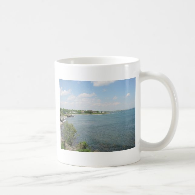 Cliff Walk Newport Rhode Island Coffee Mug (Right)
