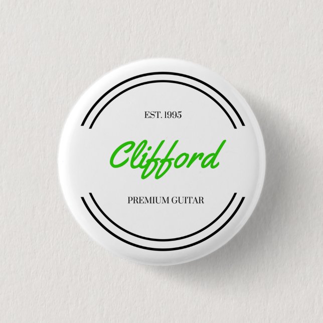 "Clifford" 3 Cm Round Badge (Front)