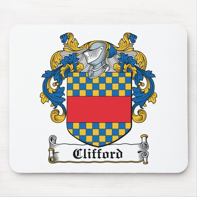 Clifford Family Crest Mouse Mat (Front)