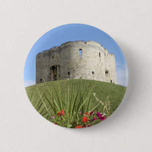 Cliffords Tower 6 Cm Round Badge