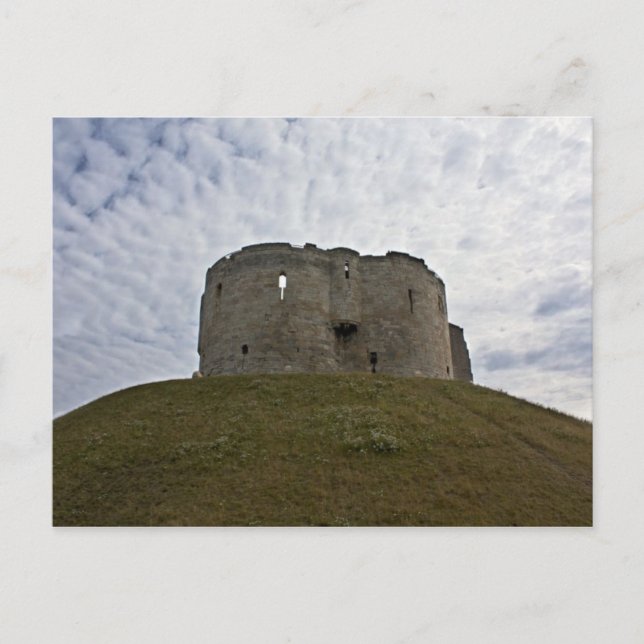 Clifford's Tower - York, England Postcard (Front)