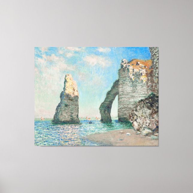 Cliffs at Étretat ,Claude Monet Canvas Print (Front)