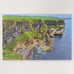 Cliffs at Magheracross, Northern Ireland Jigsaw Puzzle
