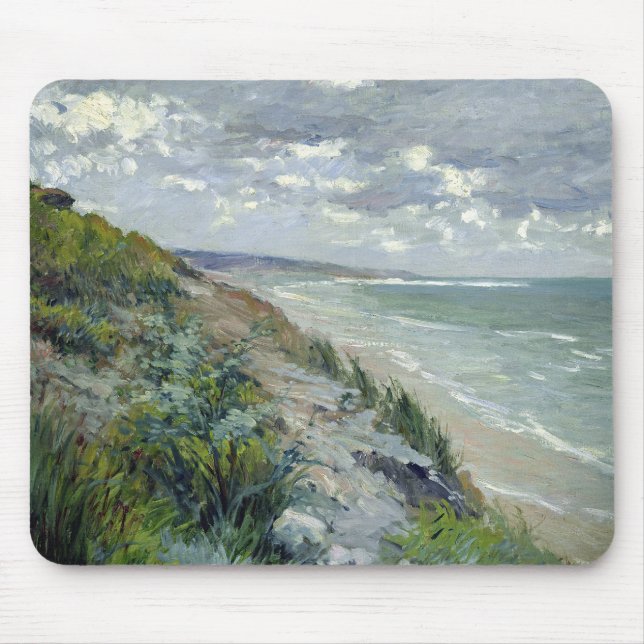 Cliffs by the sea at Trouville Mouse Mat (Front)