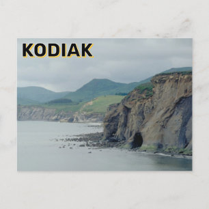 Cliffs In Kodiak Alaska Postcard
